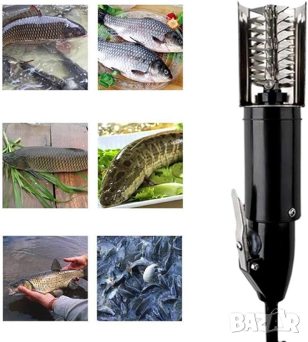 Електрическа Машинка за чистене на риба, чистене на люспи, снимка 3 - Други инструменти - 52034442