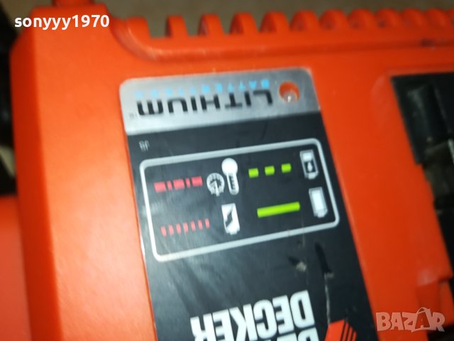 BLACK DECKER LITHIUM BATTERY CHARGER-ВНОС FRANCE 2210231723, снимка 5 - Винтоверти - 42675244