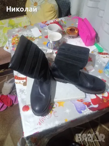Продавам ботуши от естествена кожа, снимка 1