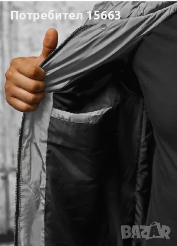 Модерно зимно яке на OZONEE, снимка 5 - Якета - 48132549