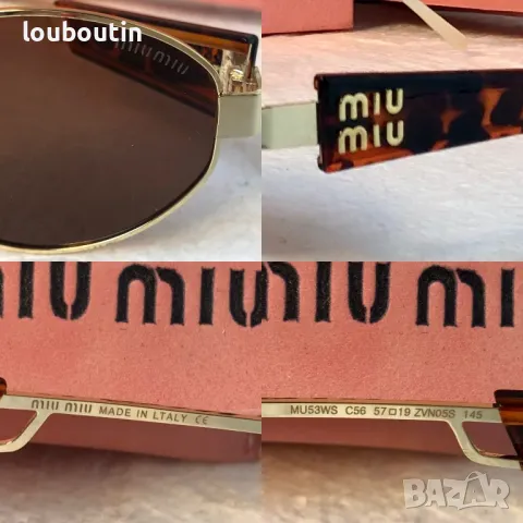 Miu 2024 дамски слънчеви очила елипса кръгли овални 4 цвята, снимка 10 - Слънчеви и диоптрични очила - 47765608