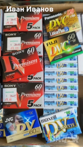 miniDV видеокасети за камери TDK, SONY, PANASONIC, JVC, MAXELL , снимка 2 - Камери - 25817017