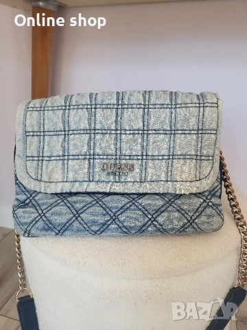 Оригинална дънкова чанта Guess, снимка 2 - Чанти - 51792910