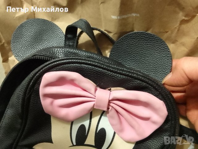 Кожена раничка на Minnie Mouse , снимка 4 - Чанти - 42841907