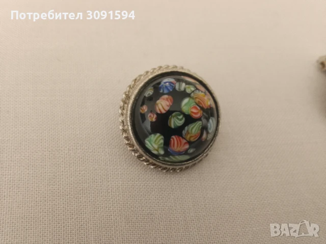 Винтидж обеци от муранско стъкло, Мурано На клипс, снимка 5 - Антикварни и старинни предмети - 51229252