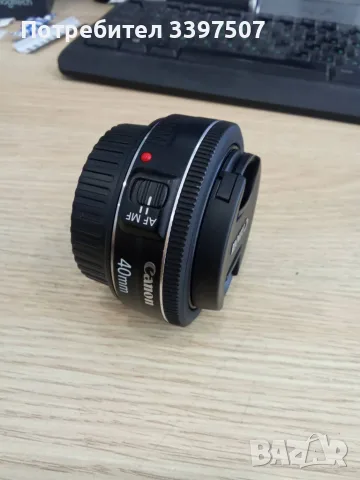 Canon EF 40mm f/2.8 STM палачинка, снимка 6 - Обективи и филтри - 56028429