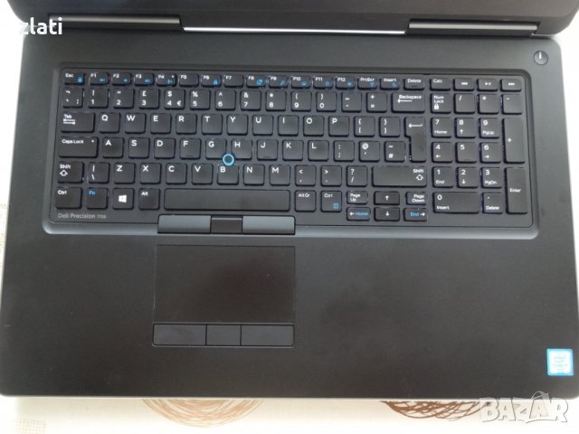 Лаптоп Dell Precision 7710 i7-6820HQ 2.70GHz/RAM 32GB DDR4/NVMe 256GB/NVIDIA Quadro M3000M 4GB DDR5, снимка 3 - Лаптопи за игри - 38768261