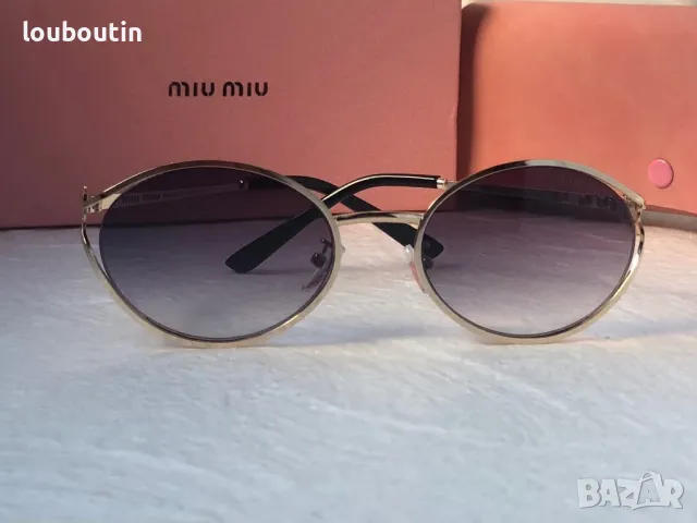 Miu 2024 дамски слънчеви очила елипса овални кръгли 4 цвята, снимка 13 - Слънчеви и диоптрични очила - 47930800