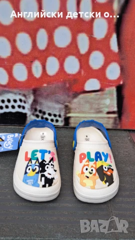 Английски детски кроксове-Bluey, снимка 6 - Детски сандали и чехли - 50789361