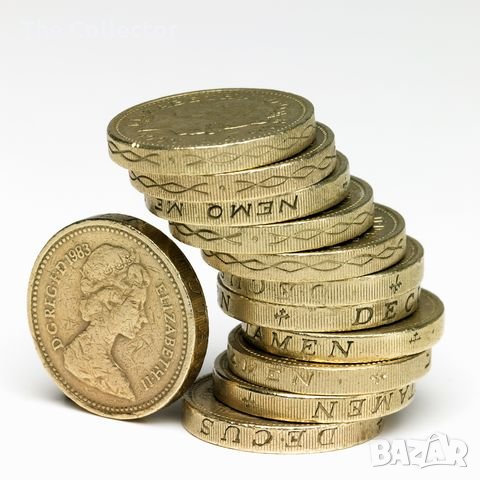 1£ стари британски монети от един паунд, снимка 2 - Колекции - 35345119