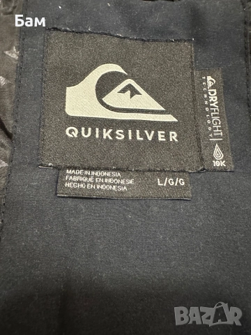 Мъжко!Ски/Сноуборд яке Quiksilver размер 52/Л, снимка 8 - Якета - 52564735