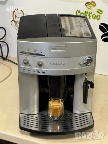 Кафемашина кафе автомат delonghi magnifica с гаранция, снимка 6 - Кафемашини - 54007931