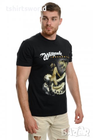 Нова мъжка тениска с дигитален печат на музикалната група WHITESNAKE с гръб, снимка 8 - Тениски - 37699439