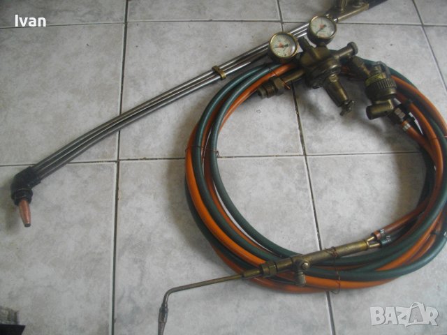 Оксижен Резак 33,5 см с 5м. Маркучи и Редуцир Вентил-2 Манометри/Клапан, снимка 10 - Други инструменти - 40431381