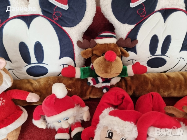 Коледни възглавнички и пантофи, снимка 2 - Коледни подаръци - 52736244