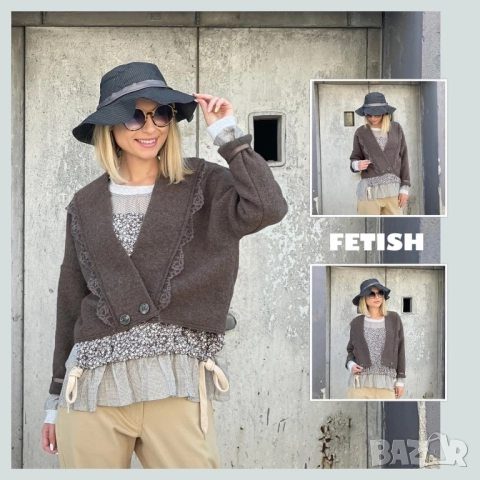 Вълнена жилетка, оригинал на марката Fetish, снимка 1