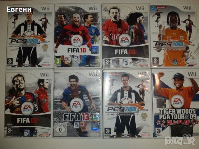 Nintendo wii games FIFA Pro evolution soccer