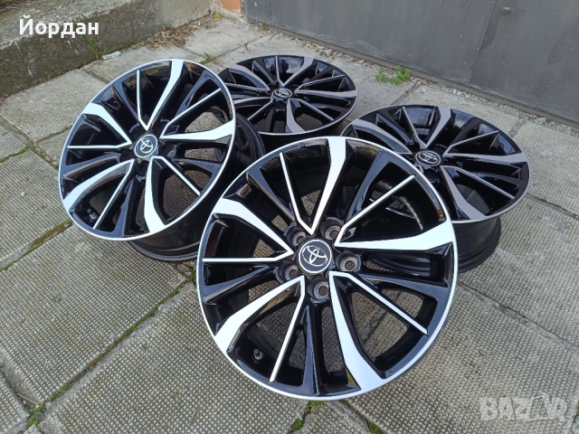 ОРИГИНАЛНИ джанти 17 ' цола 5x114,3 TOYOTA / ТОЙОТА 60,1 ЕТ39 7J + датчици