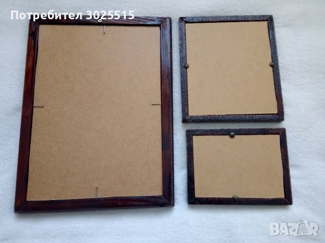 Дървени рамки за снимки , снимка 3 - Декорация за дома - 37114882