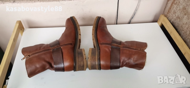 Ботуши Via естествена кожа , снимка 11 - Дамски боти - 52877493