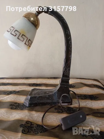 Настолна лампа арт деко, снимка 4 - Настолни лампи - 11997682