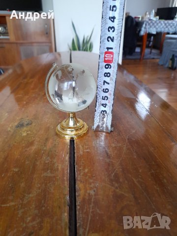 Стар стъклен глобус,сувенир, снимка 3 - Други ценни предмети - 37062386