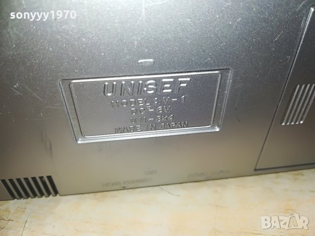 UNISEF-WALKMAN-stereo mini hi-fi made in japan-внос германия, снимка 11 - Радиокасетофони, транзистори - 29185836