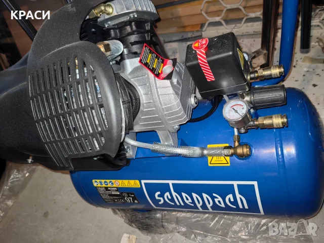 Компресор Scheppach HC52DC, снимка 3 - Компресори - 55963180