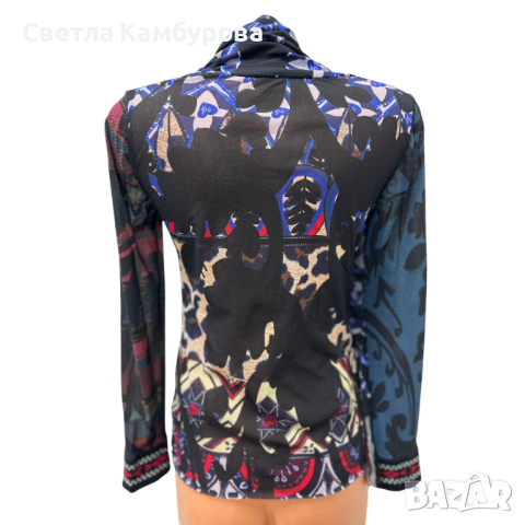 Дамска блуза DESIGUAL размер S / M многоцветна, снимка 3 - Блузи с дълъг ръкав и пуловери - 44570575