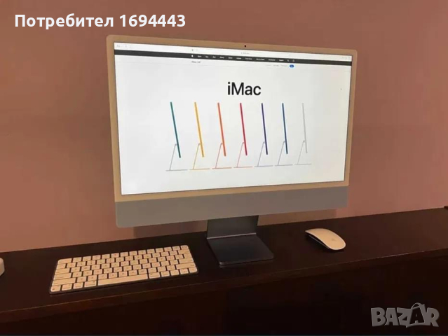 24-inch 5K Retina, 8coreCPU, 8coreGPU, 256GB SSD M1 Chip, снимка 11 - Работни компютри - 44572636