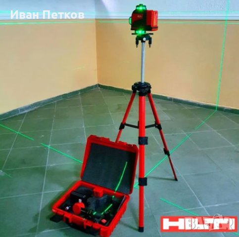 Лазерен Нивелир HilTI 360° с 16 Линии (четири точков)