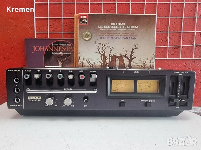 Касетофон SONY TC-153SD, снимка 2 - Радиокасетофони, транзистори - 52146574