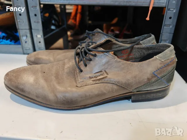 Мъжки обувки Bugatti 43 номер, снимка 6 - Ежедневни обувки - 47272237