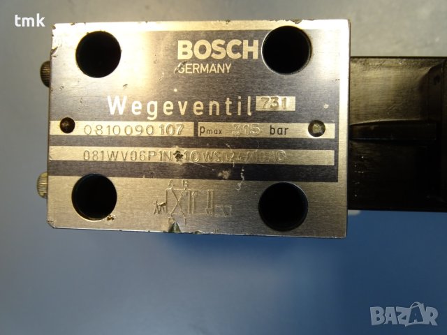 Хидравличен разпределител BOSCH 0810 090107 directional control valve 081WV06, снимка 2 - Резервни части за машини - 42221597