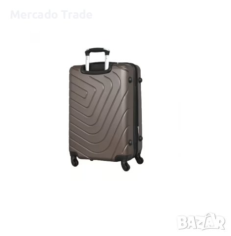  	Комплект Mercado Trade, 4бр. луксозни куфари, 2052-4, ABS, Кафяв, снимка 4 - Куфари - 40423096