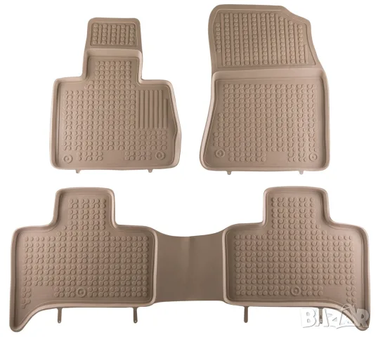 Гумени стелки Rezaw-Plast за BMW X5 E53 (2000-2006) - тип леген - Бежови
