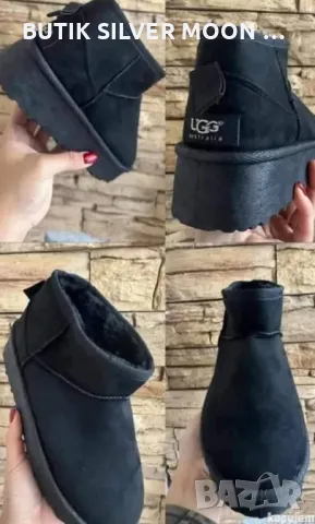 Дамски Велурени Боти 💫UGG, снимка 4 - Дамски боти - 48739846