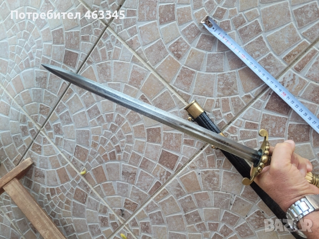 Нож, кама, кинжал, кортик. Британски морски кортик, снимка 10 - Антикварни и старинни предмети - 51444797