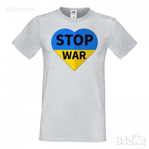 Мъжка тениска STOP WAR 007 спасете Украйна, спрете войната,, снимка 2 - Тениски - 37215396