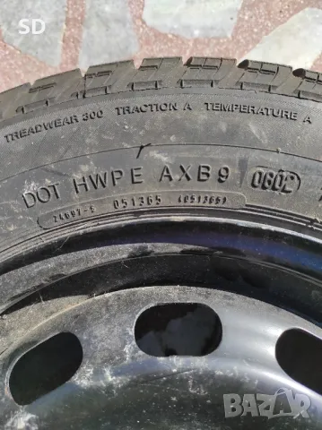 Желязна джанта + резервна гума FORD FIESTA , снимка 5 - Гуми и джанти - 47740530