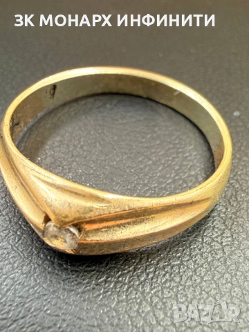 Златен пръстен /585/, снимка 4 - Пръстени - 54322781