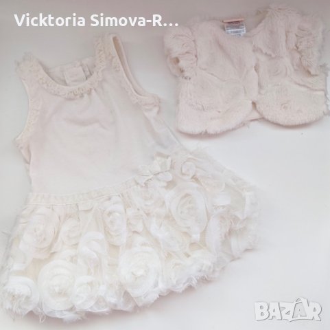 Нова рокличка, 6-9м , снимка 4 - Бебешки рокли - 28474146