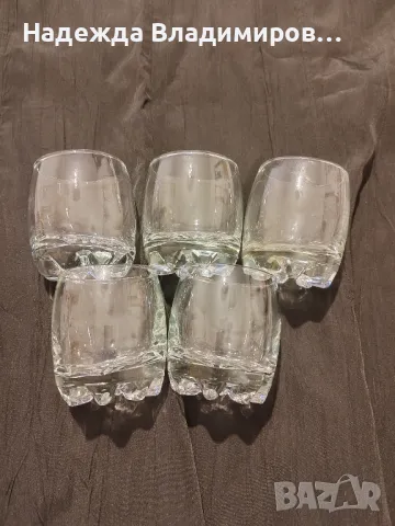 Три комплекта стъклени чаши , снимка 5 - Чаши - 48579152