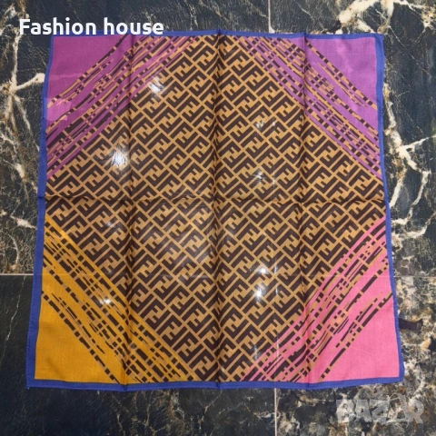 Fendi шал коприна, снимка 4 - Шалове - 53291242