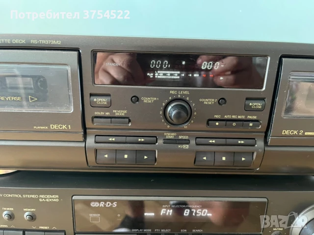 Technics RS-TR373 MkII technics sa ex140 дек двукасетачен и ресивер, снимка 7 - Ресийвъри, усилватели, смесителни пултове - 51379278