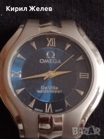 Елегантен мъжки часовник OMEGA DE VILLE WATER RESIST много красив стилен дизайн перфектен - 26837, снимка 2 - Мъжки - 36535668