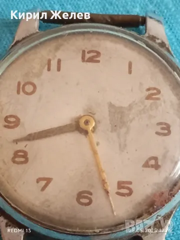 Стар механичен часовник мъжки ПОБЕДА СССР 15 камъка за ремонт части КОЛЕКЦИЯ 23558, снимка 2 - Антикварни и старинни предмети - 50419404