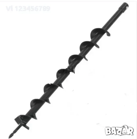 Свредло за Почва спирала 100мм 120мм 150 200мм 250мм диаметър, снимка 3 - Градинска техника - 52188612