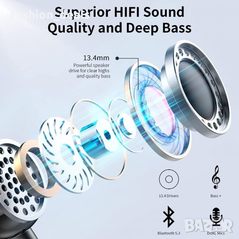 Нови Безжични слушалки Спортни с кутия за зареждане Earbuds за музика, снимка 3 - Bluetooth слушалки - 39854533