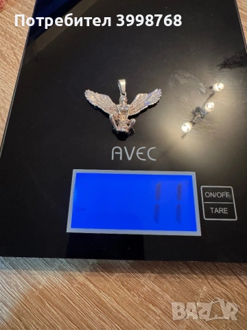 Сребърен кръст и поръчков медальон, снимка 5 - Колиета, медальони, синджири - 54207628